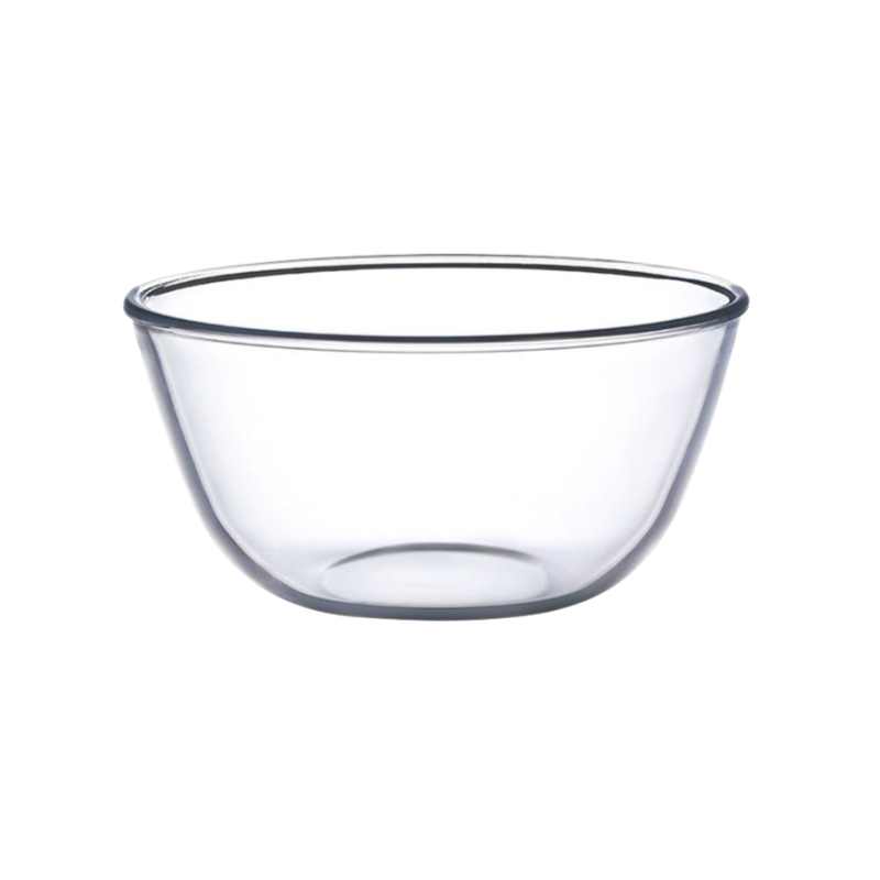 Transparente Glasschüssel für Mikrowelle