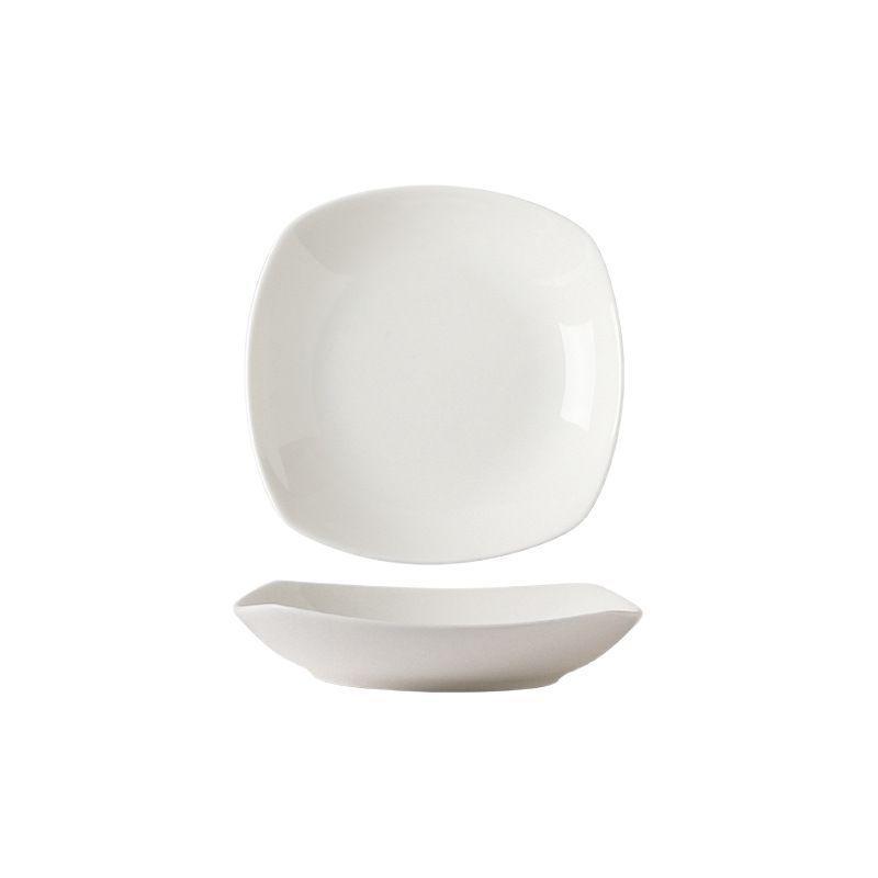 Einfacher Keramikteller im nordischen Design