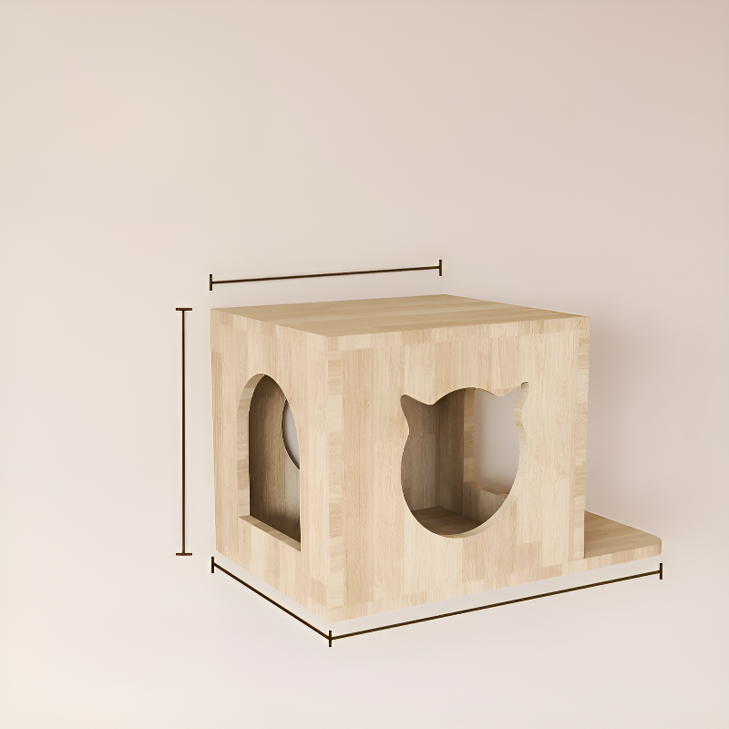 Stabiler Katzenkratzpfosten zur Wandmontage mit Kratzseil