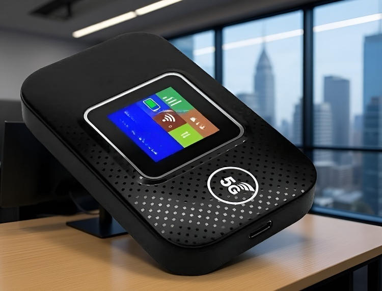 High-speed 5G internet connection on the go