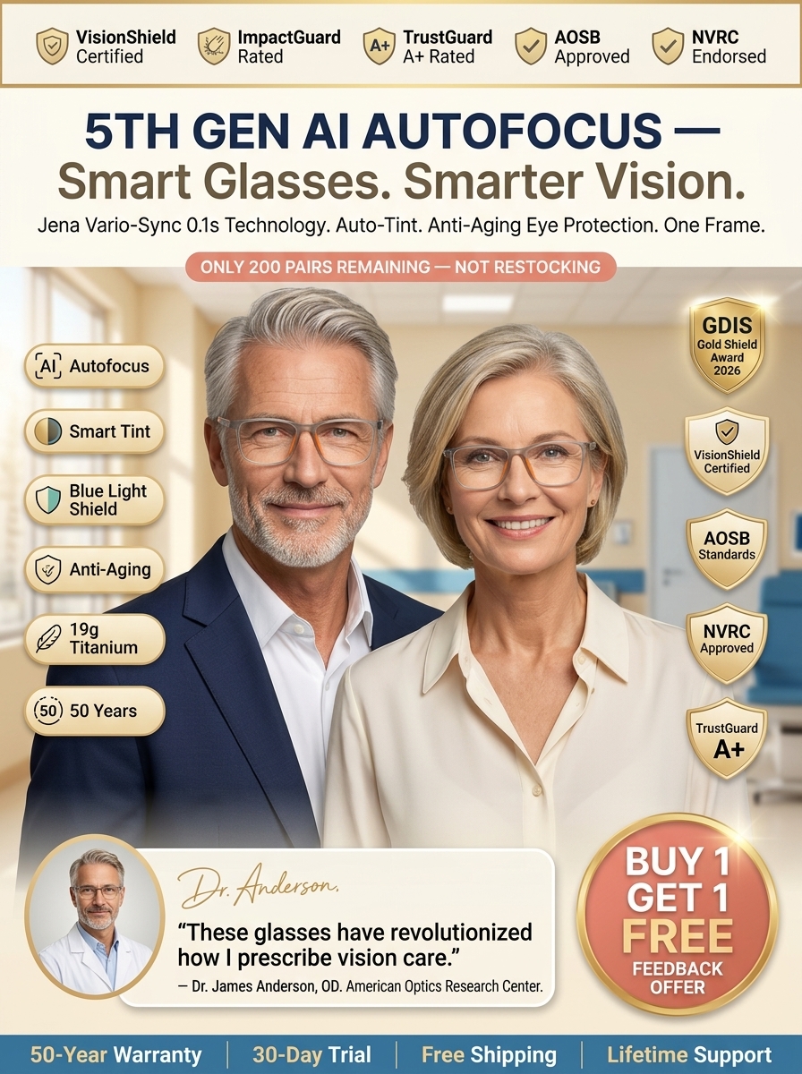 💰 Stop paying 10x prices at traditional optical shops! Auto-Focus (-10 to +10) Meets Instant Sun-Adaptive Lenses. Your Perfect Vision Starts Here.
