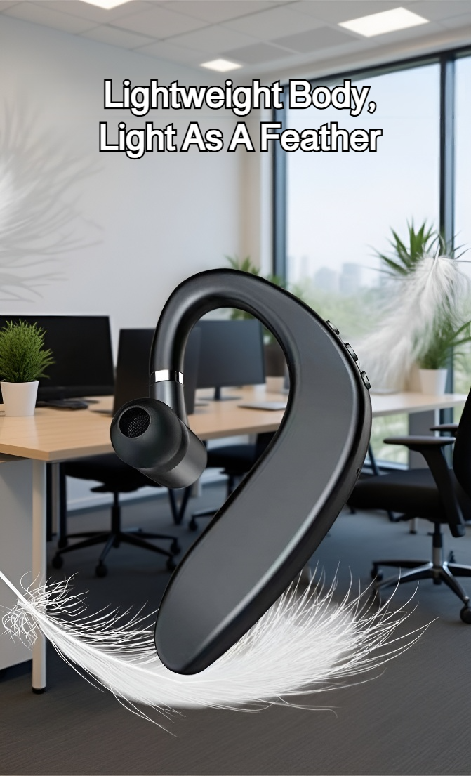 Noise cancelling wireless earpiece for business