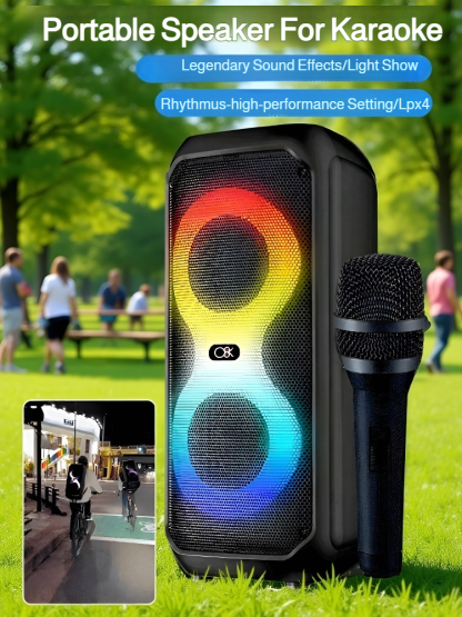 Portable Bluetooth Speaker Dual Speaker High Power Audio