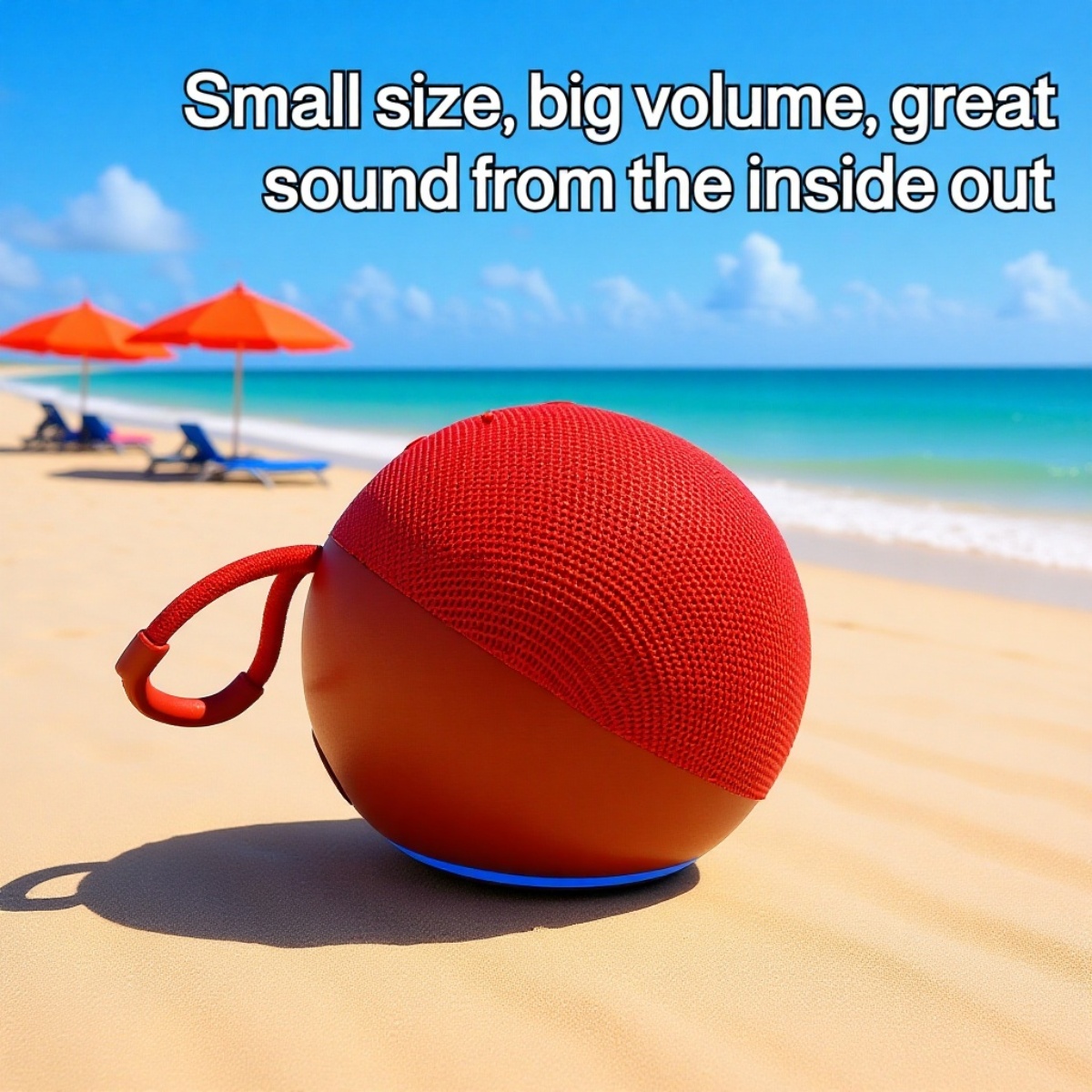 Bluetooth wireless speaker side buttons close-up