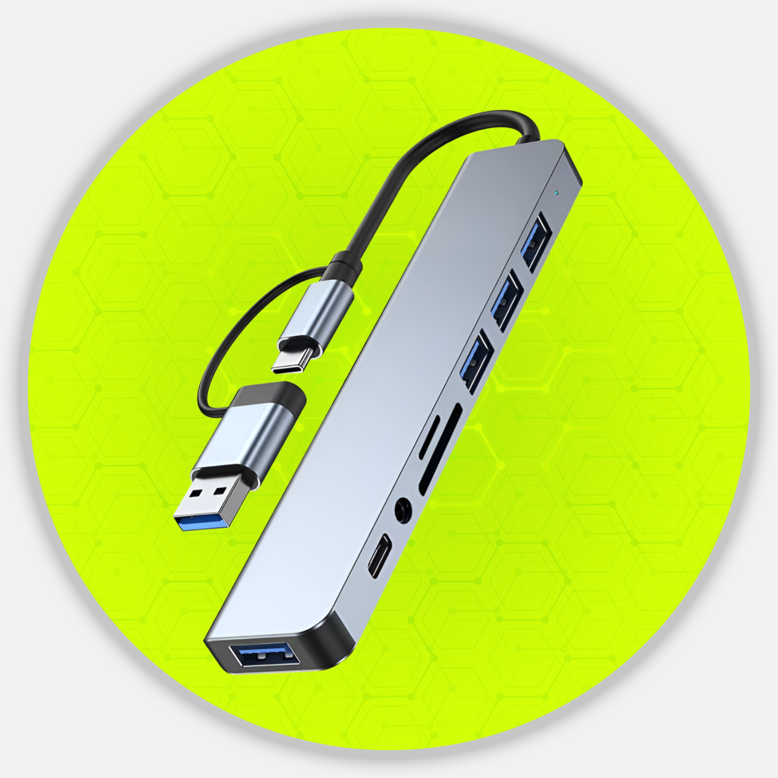 Multi-function 8-in-1 Adapter