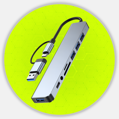 Multi-function 8-in-1 Adapter