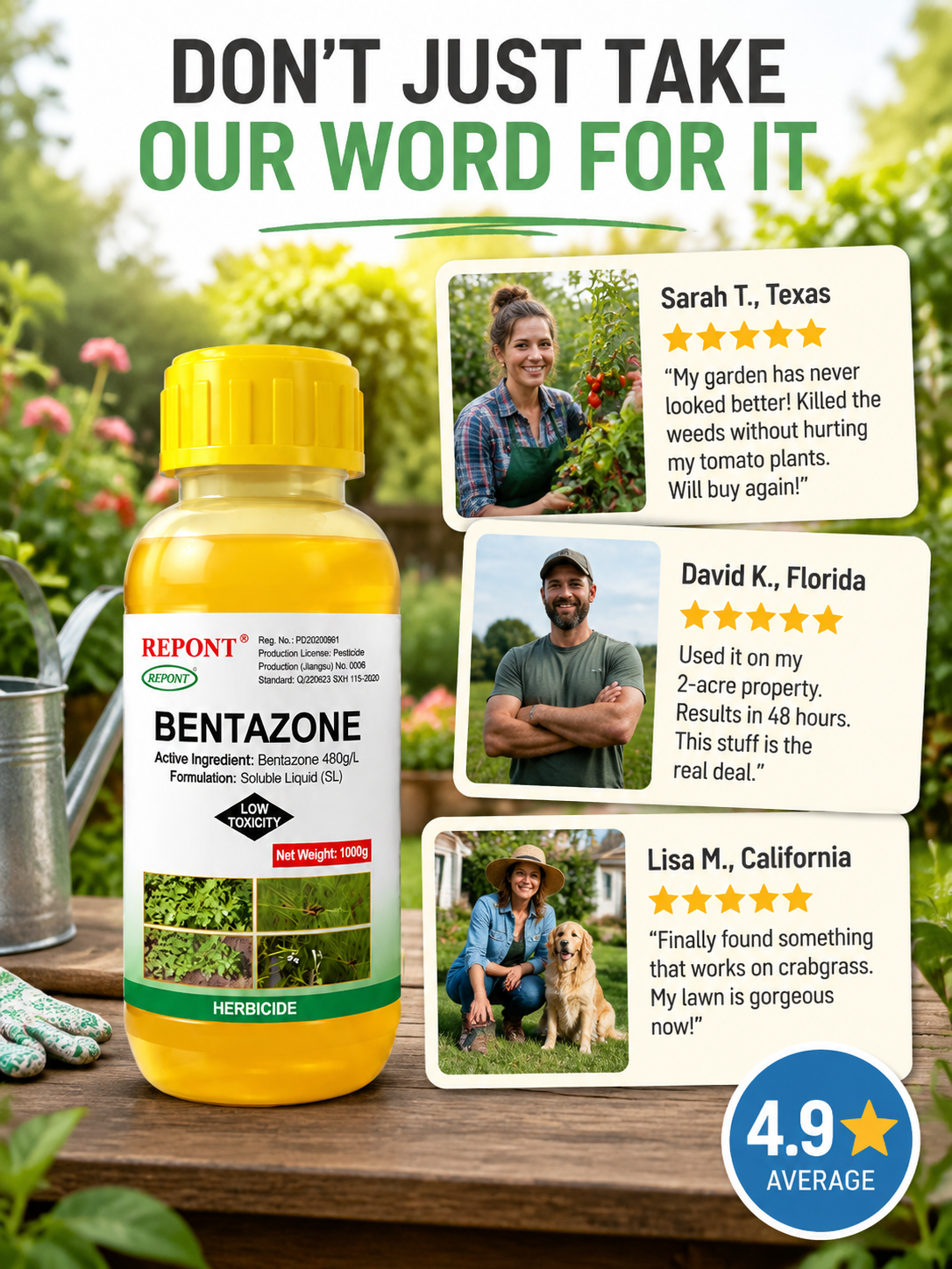 【BOGO Deal】🛡️Effective within 24 hours for root rot weeding, 🌿Won't harm crops, one bottle can be used for 2 acres.