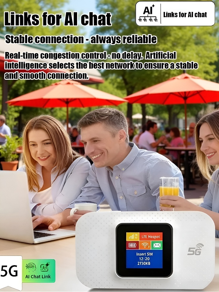 Unlimited 5G High-Speed Portable WiFi device front view