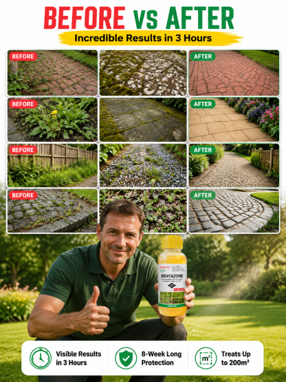 【BOGO Deal】🛡️Effective within 24 hours for root rot weeding, 🌿Won't harm crops, one bottle can be used for 2 acres.