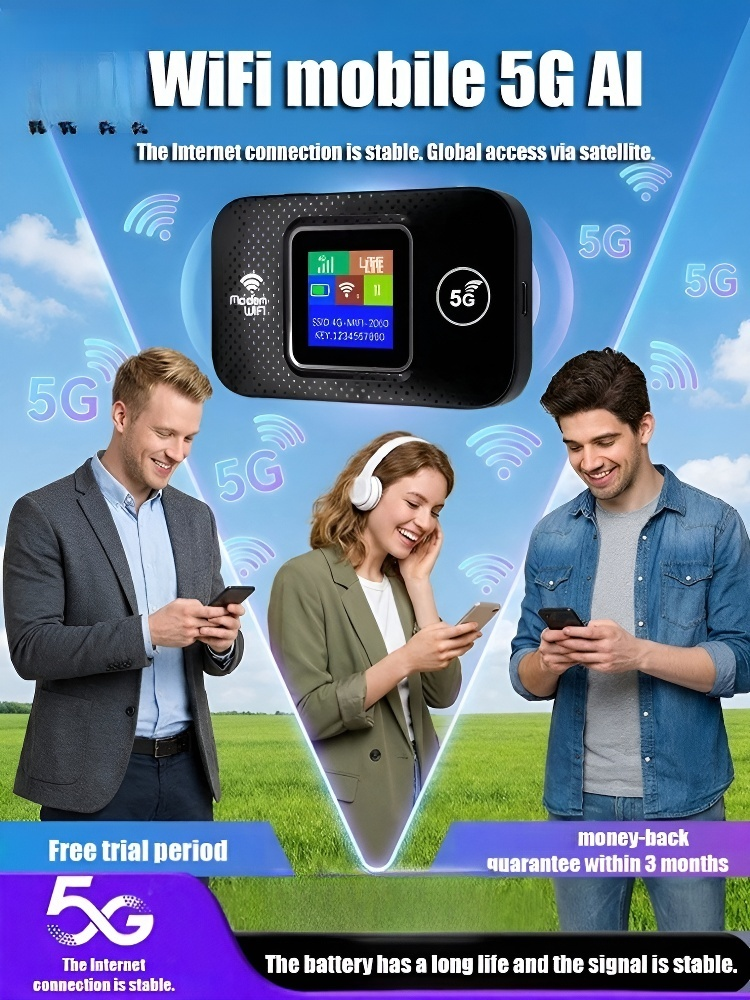 Unlimited 5G High-Speed Portable WiFi - Ready to Use
