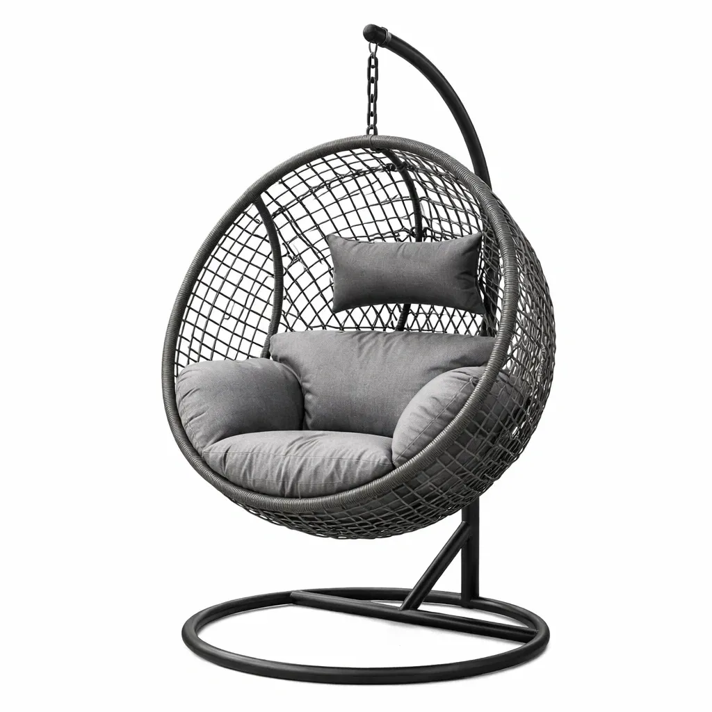 Hanging egg chair