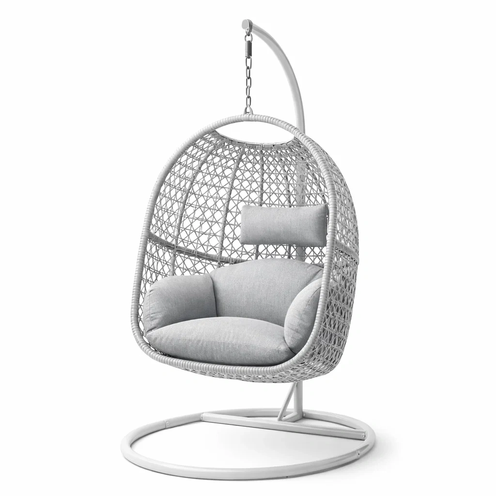 Hanging egg chair