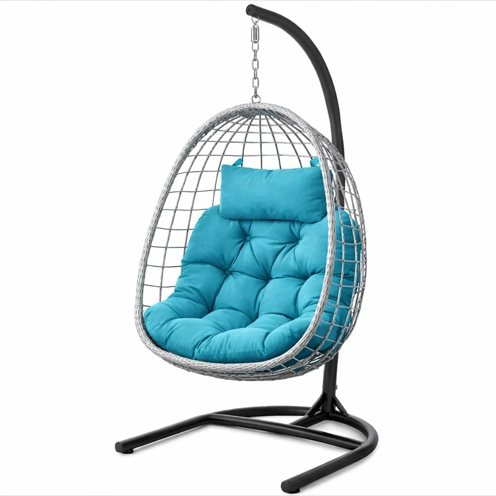 Hanging egg chair