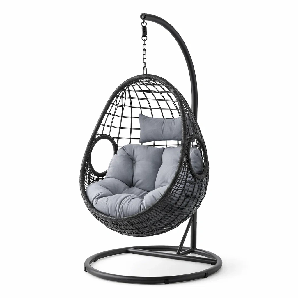 Hanging egg chair