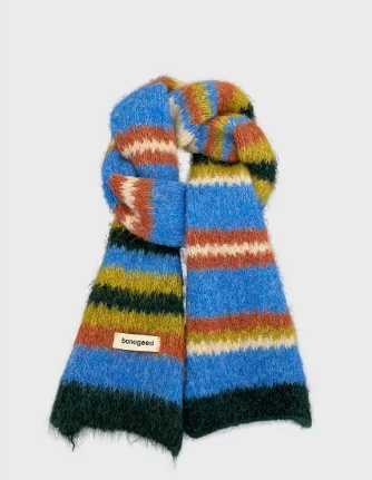Дъга плетен шал