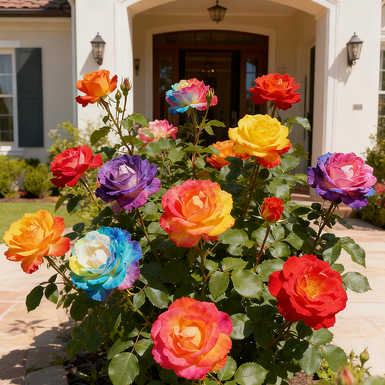🌹Редки семена от наследствена дъгова роза