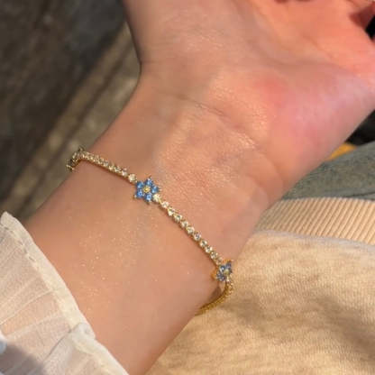 Гривна за тенис с цвете