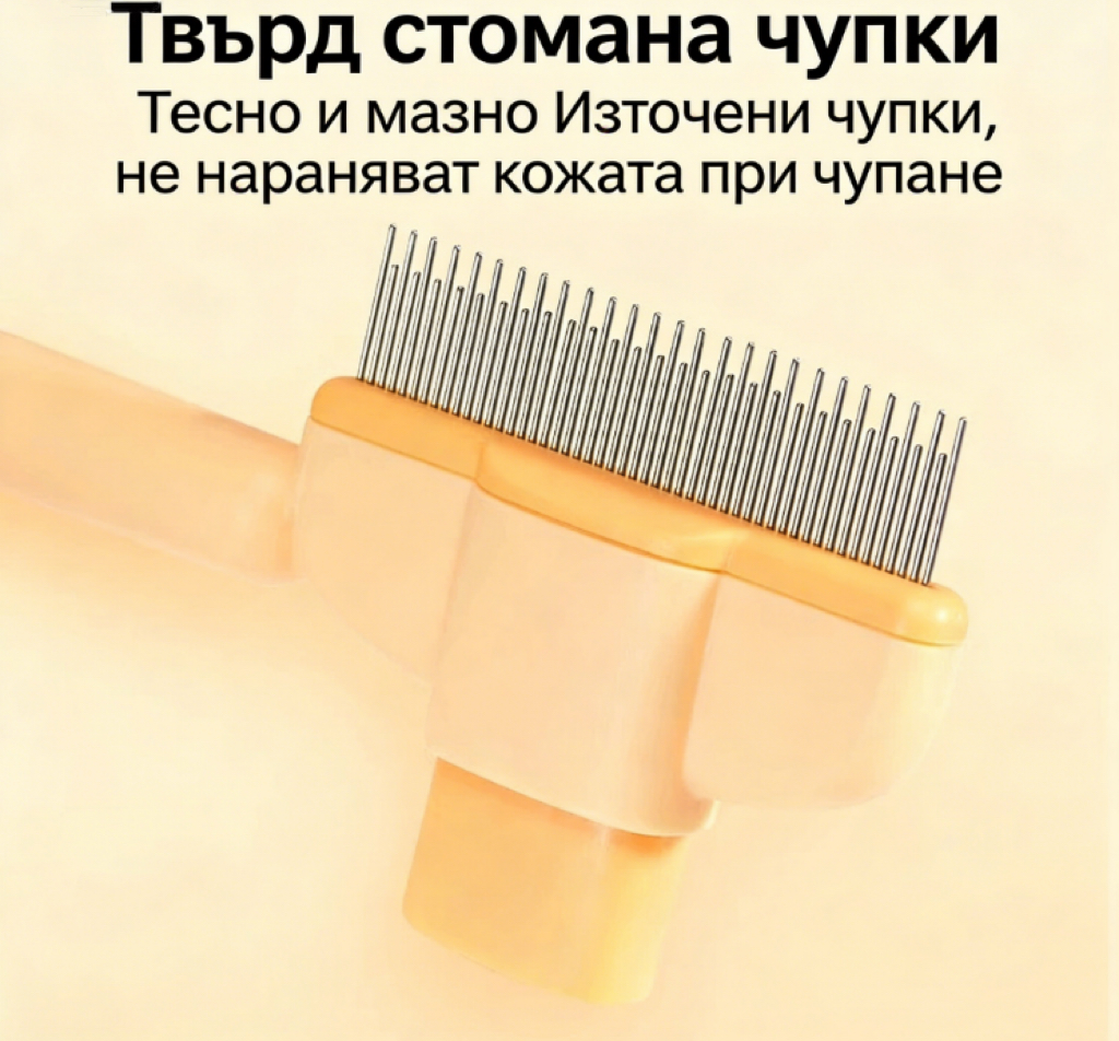 Четка за улавяне на косми от домашни любимци