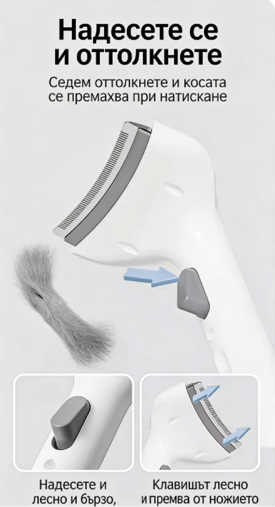 Гребен за изтъняване на косата