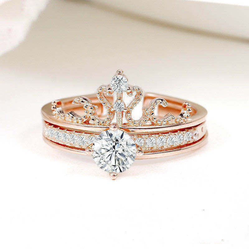 СЕТ КОРОНА РИНГОВЕ (925 СТЕРЛИНГОВ СРЕБРО)