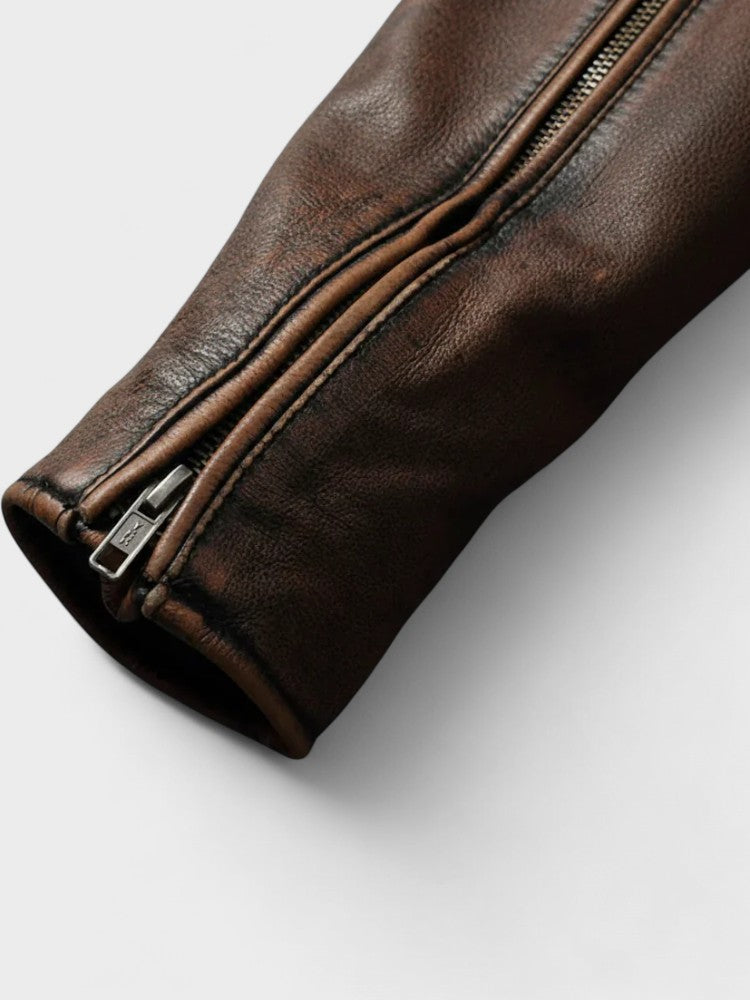 Мъжко винтидж кожено яке