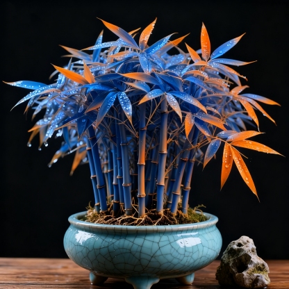 🌿 Сънна бамбука — Многобояна щастлива бамбукова кипарис