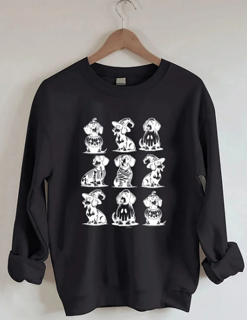 Dachshund Halloween Sweatshirt