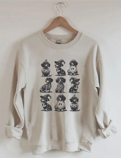 Dachshund Halloween Sweatshirt