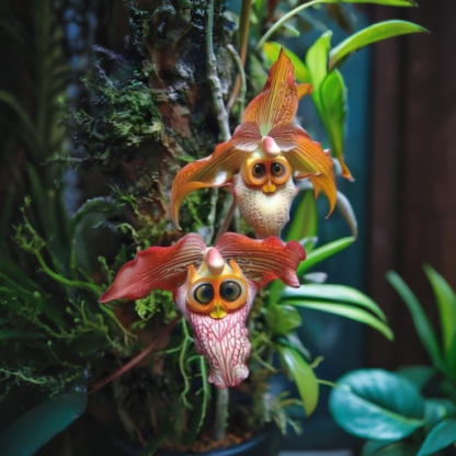 Рядко растение! Странна маймунска орхидея