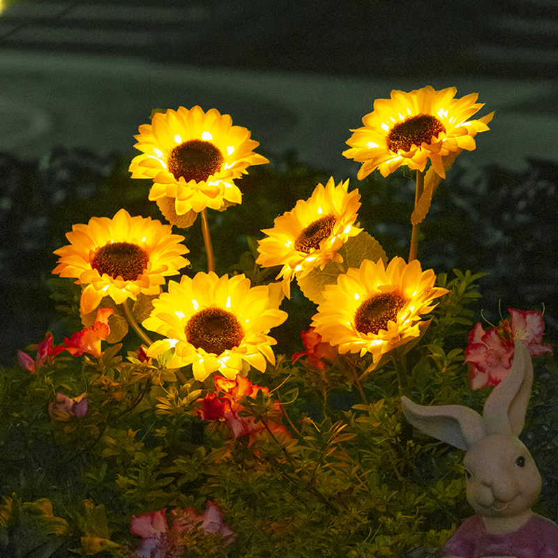 🔥LAST DAY SALE 49% OFF🌻Waterproof Solar Sunflower Light🔥