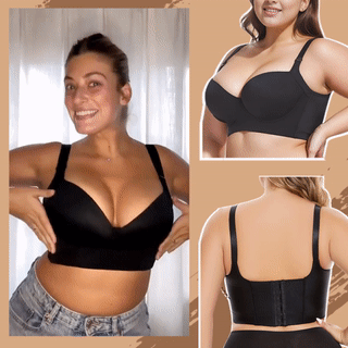 🔥BUY 1 GET 1 FREE(Add 2 Pcs To Cart)🔥Women's Deep Cup Bra Hide Back Fat Full Back Coverage Push Up Bra With Shapewear Incorporated