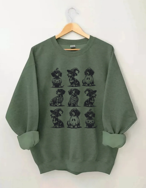 Dachshund Halloween Sweatshirt