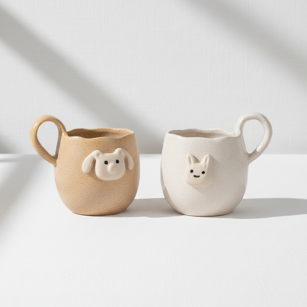 Handcrafted Puppy Cup
