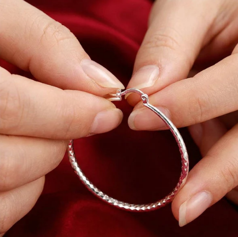 ✨👉Обеци с диамантено рязане за жени💎