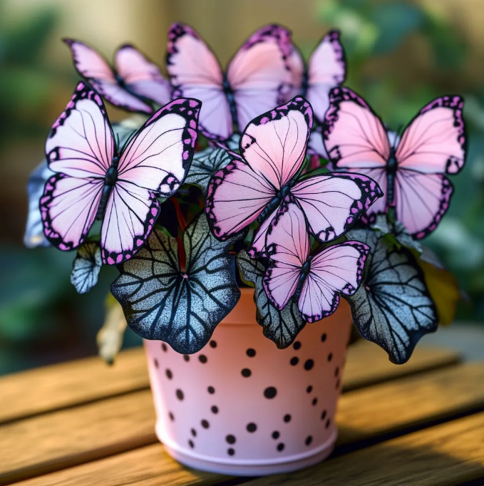 Бегоня с пеперуди: Освободете въображението си в градината! 🌿🦋