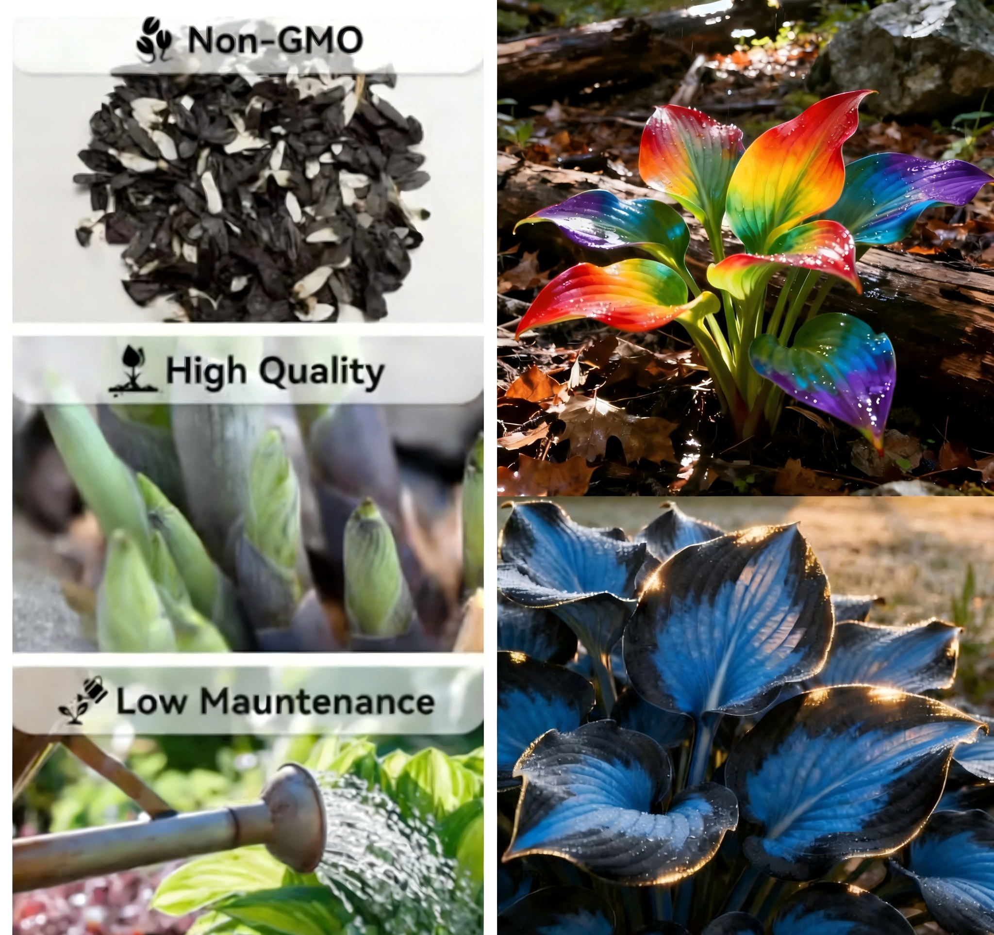 🌿Хоста: изискано сянкоустойчиво растение за вашата градина – 🔥само днес на специална цена!🔥