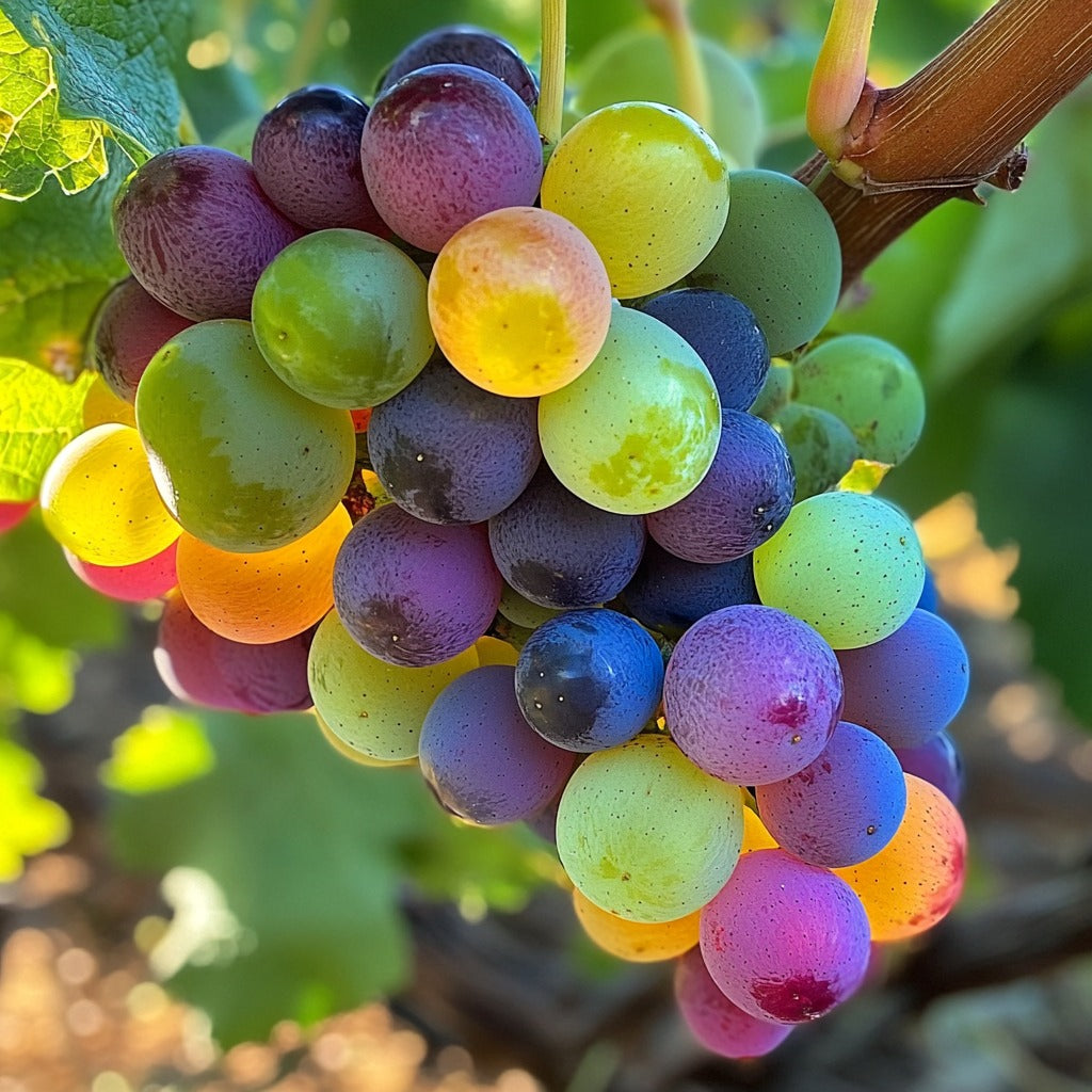 🔥Зимен разпродажба на редки семена🍇Нов рядък хибриден гроздов продукт Rainbow