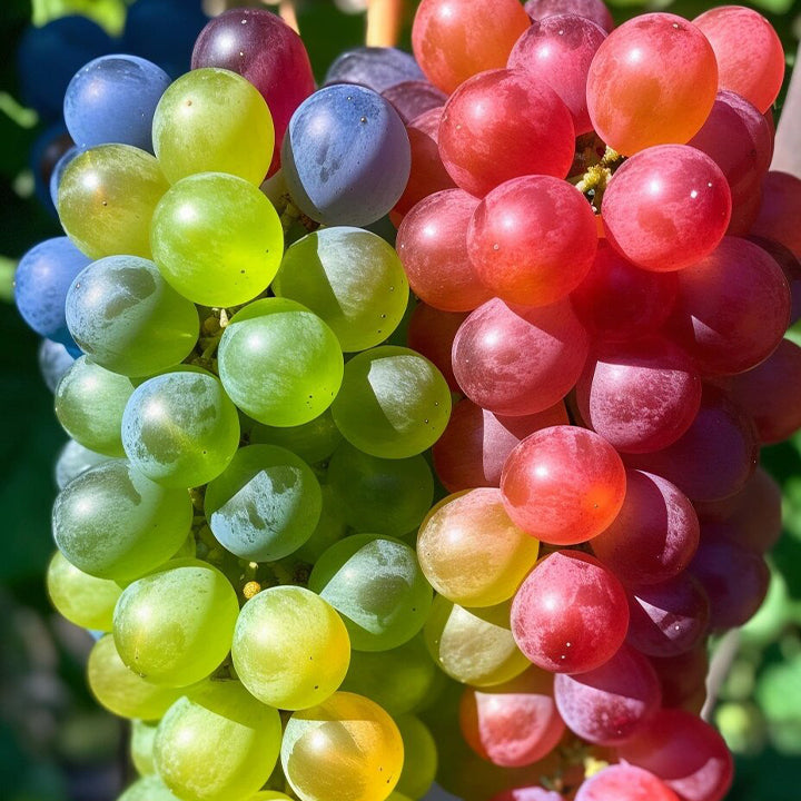 🔥Зимен разпродажба на редки семена🍇Нов рядък хибриден гроздов продукт Rainbow