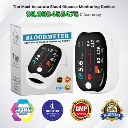 3-in-1 Health Monitor Painless Testing - Extremely Fast Readings - Accurate Tracking ✅ Blood Glucose ✅ Heart Rate ✅ Blood Oxygen All in One