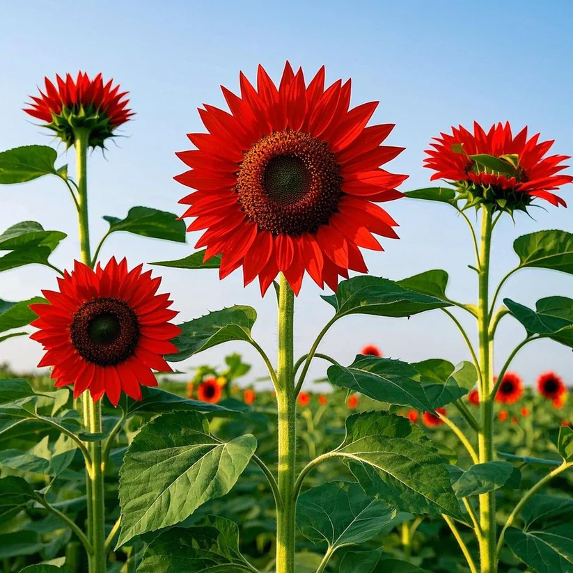 Слънчогледови семки "Sun Giant" - червени