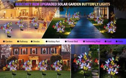 🔥Hot Sale-49% OFF🔥Outdoor Solar Butterfly Lights