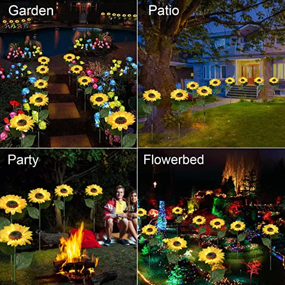 🔥LAST DAY SALE 49% OFF🌻Waterproof Solar Sunflower Light🔥