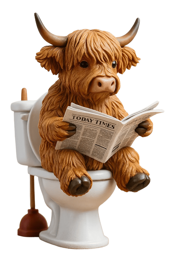 🐮Адвент календар с Хайлендър 2025🎄✨ - Ръчно изработена 3D кукла с Хайлендър (24 части)