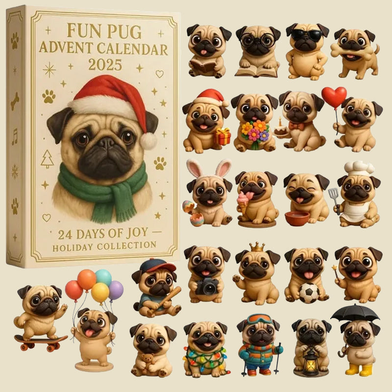 🐾🎄 Mops Lustiger-Adventskalender 2025