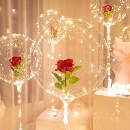 ❤️Kolaich LED Fantasy Rose Balloon Bouquet🎈✨
