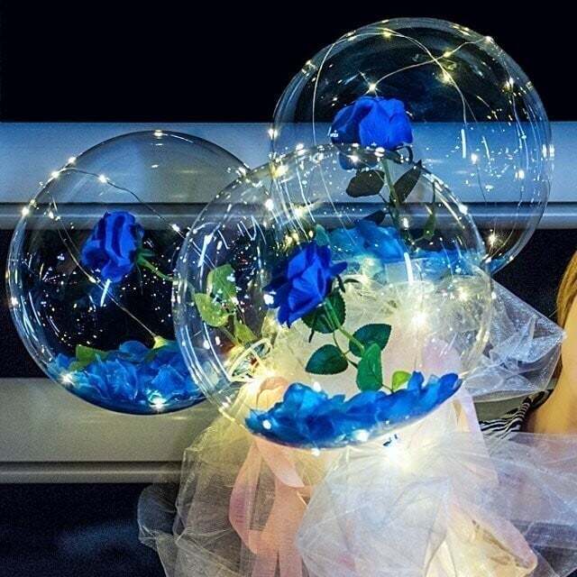 ❤️Kolaich LED Fantasy Rose Balloon Bouquet🎈✨