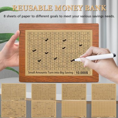 Дървена кутия за спестяване на пари | COINSAVE