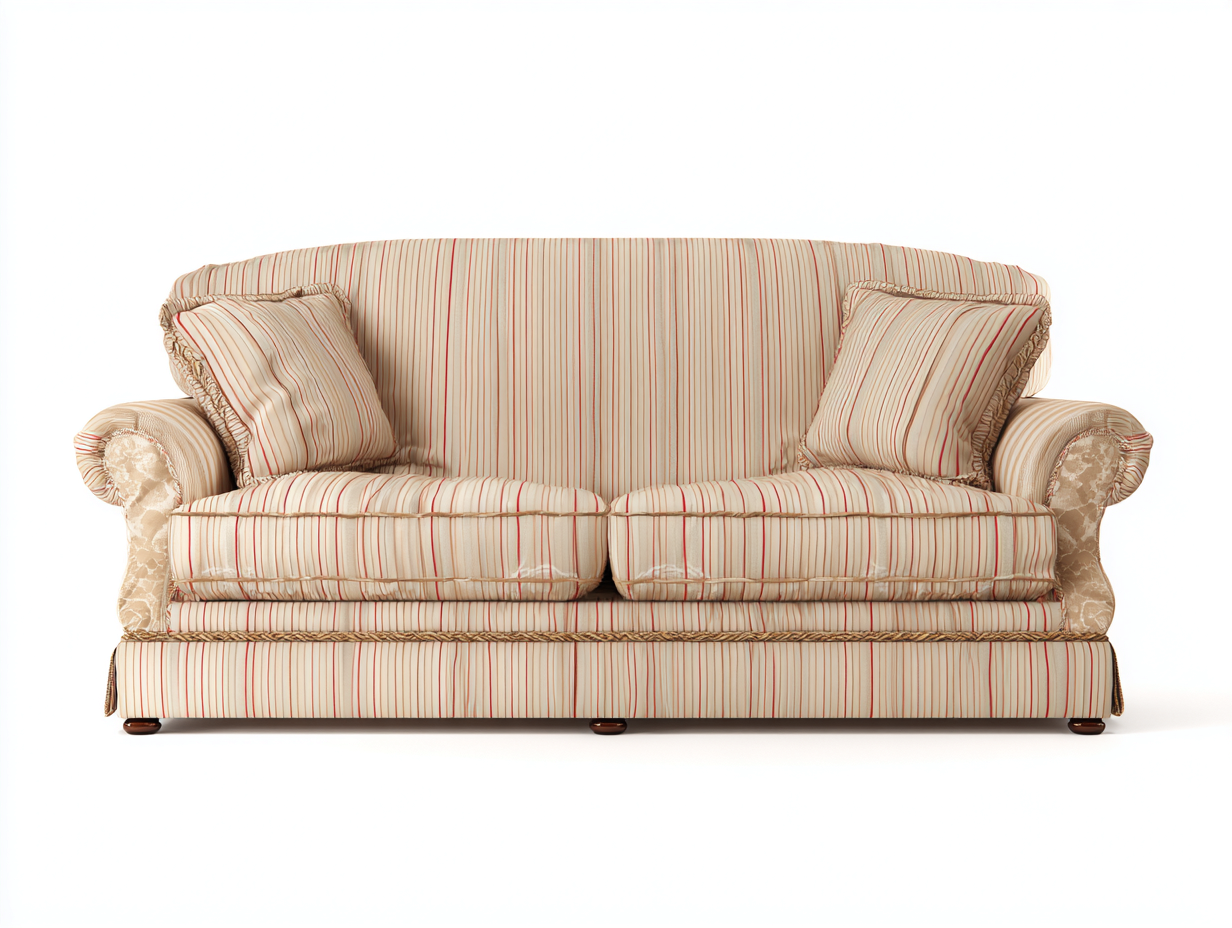 2 Seater Sofa classic fabric sofa indoor elegance