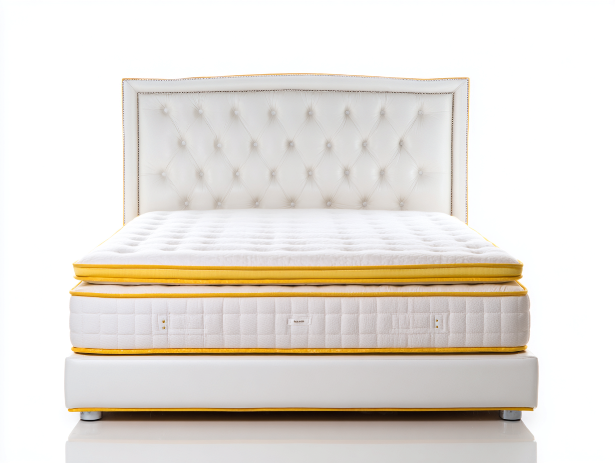 Double Bed upholstered frame with padded headboard