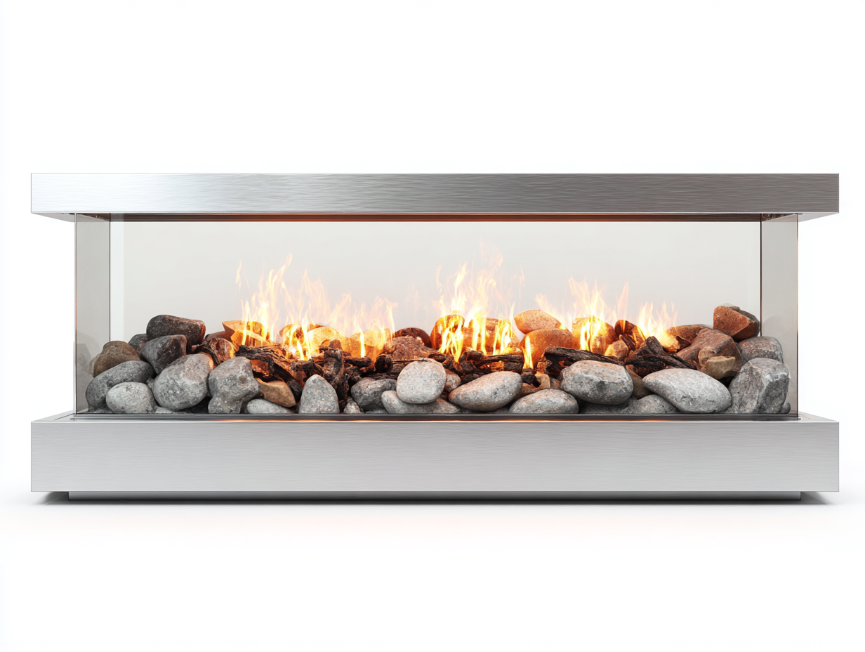 Electric Fireplace electric wall mounted 130x28x40 cm - dark grey - minimalist indoor style